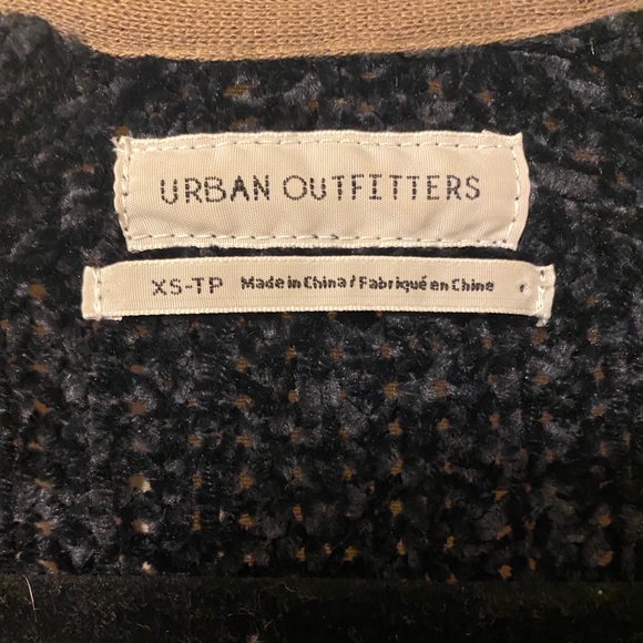 SOLD: Urban Outfitters Velour Cardigan - Picture 7 of 8